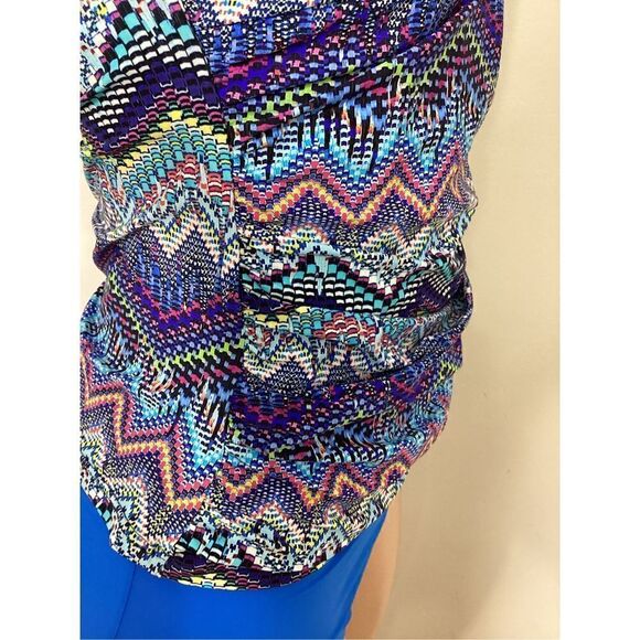 New. Profile by Gottex Blue tankini. 36/D-10/bottom. Retails $168 - Picture 8 of 12